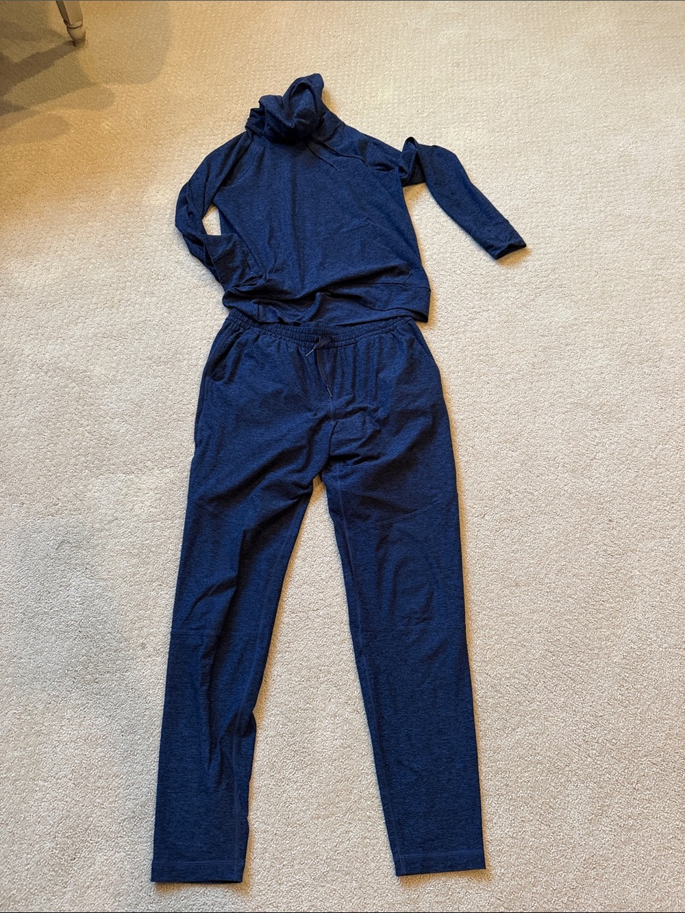 Outdoor Voices Navy Blue 2 piece Track suit